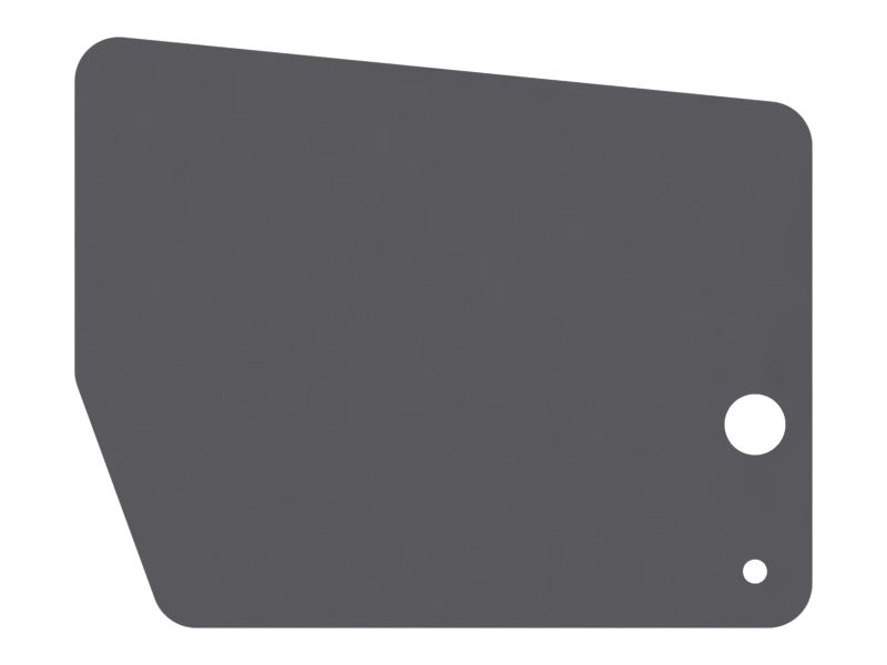 Стекло левой боковой двери