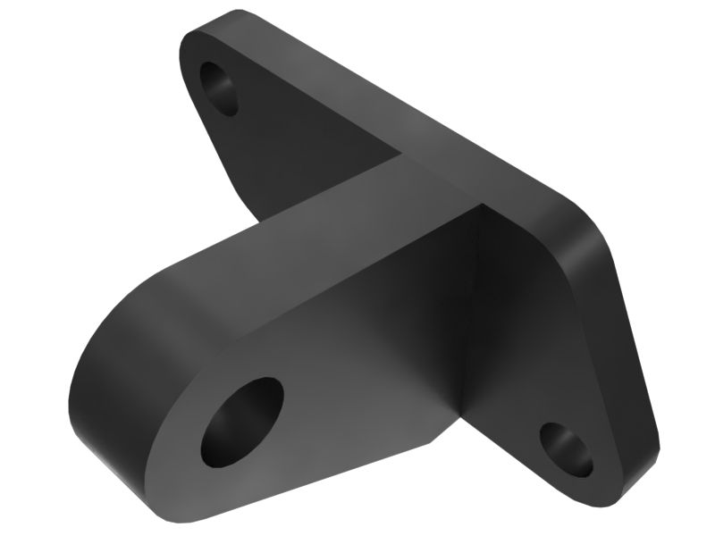 Опора камнезащитного и антивандального ограждения