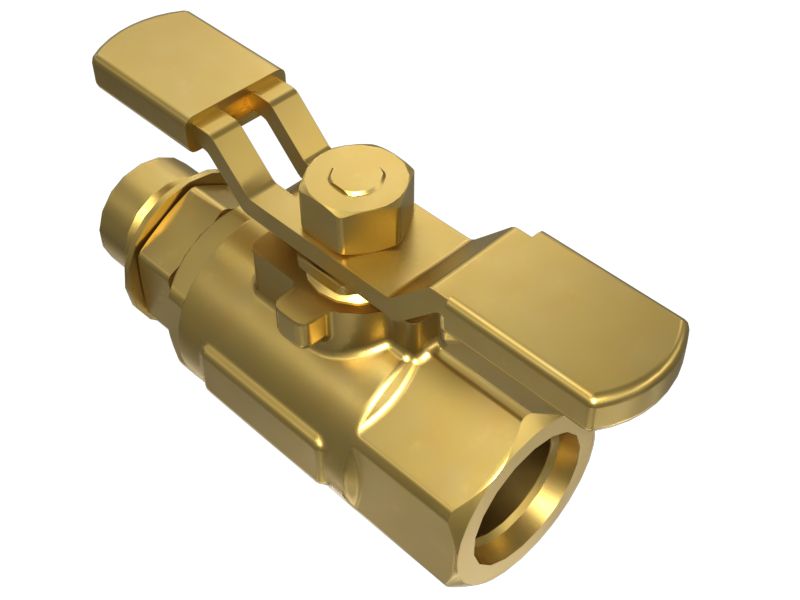 Шаровой кран с резьбой 3/4 дюйма