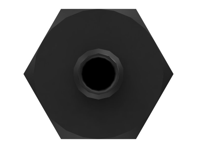 149-1976: Pozzetto termometrico in acciaio lunghezza 116 mm