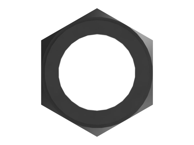 Шестигранная стопорная гайка M100 x 2 мм