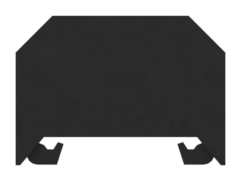 Концевой зажим прямоугольной формы