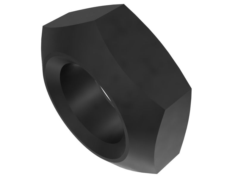 Тонкая контргайка с шестигранной резьбой 0,750-10