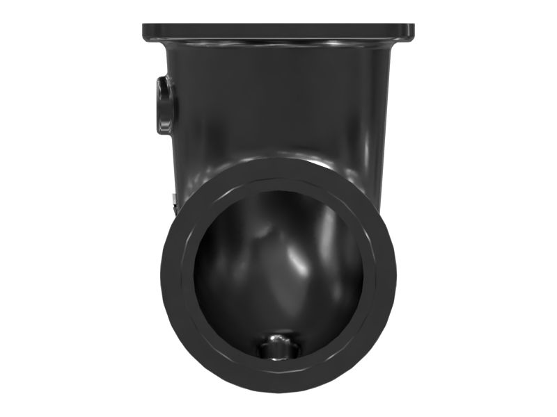 Коленчатый патрубок на выпуске турбокомпрессора