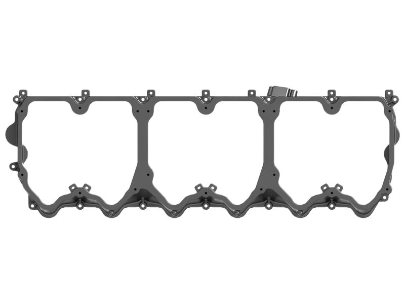 Основание крышки клапанного механизма, крепление на 14 болтов