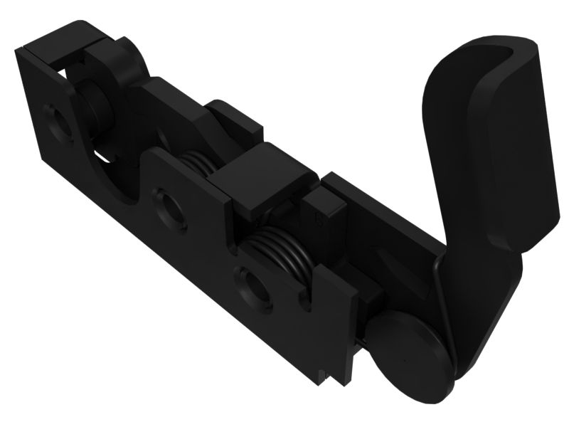 Одинарная поворотная защелка из углеродистой стали