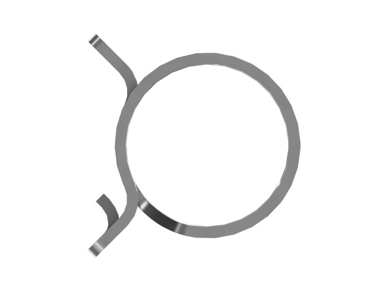 Ленточный хомут шириной 15 мм