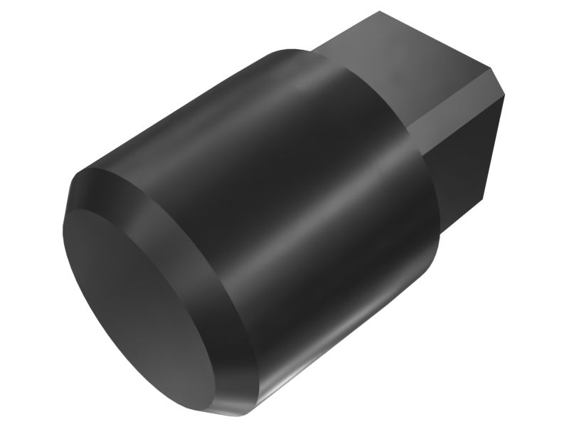 Внешняя квадратная заглушка NPTF, 1/4".