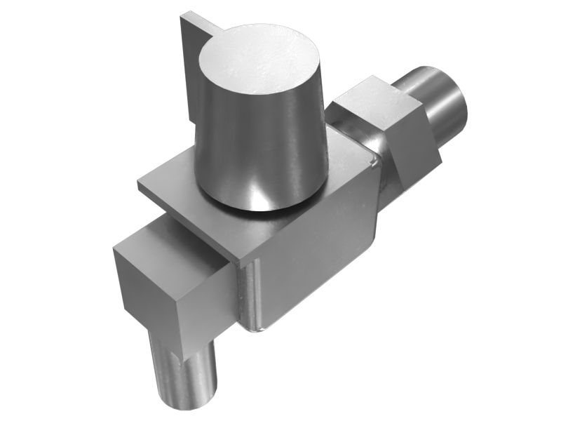 Сливной клапан с коленом, резьба 9/16