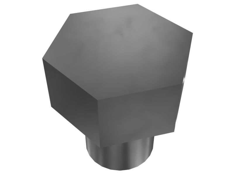 Болт с шестигранной головкой размером 1/2''-13 x 1/2''