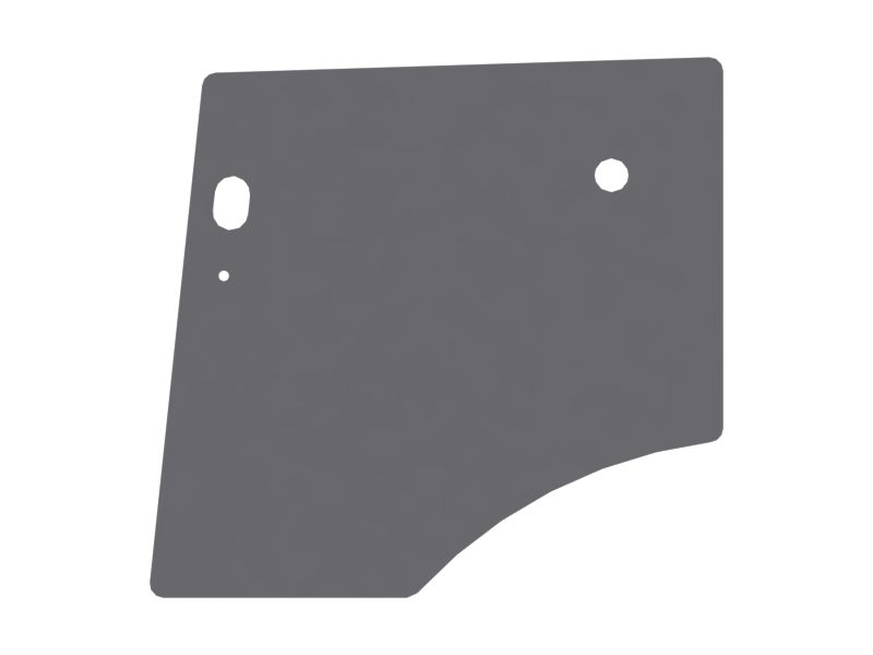 Нижнее левое стекло двери толщиной 5 мм