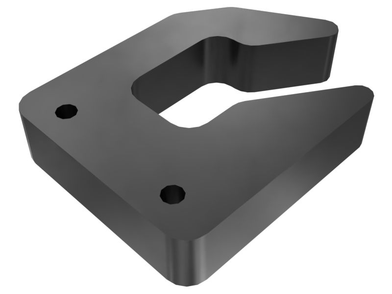 595-5369: Grade Control Sensor Wiring Guard Plate