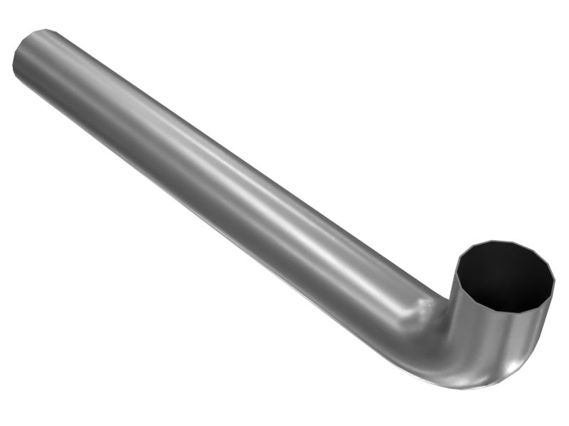 599-1929: 3.38" Inner Diameter Radiator Coolant Tube