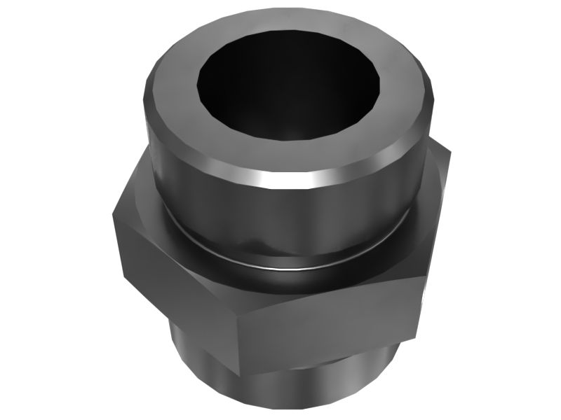 602-2254: 1-11/16" x 1-5/8" Straight Adapter