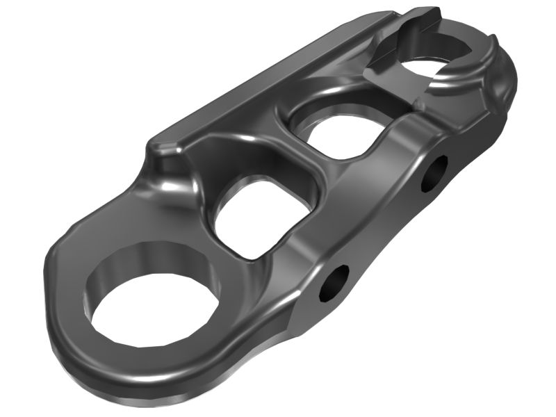 Левый конец пальца замкового звена гусеничной ленты