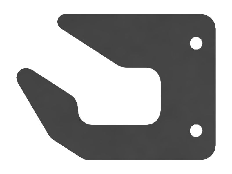 Grade Control Sensor Wiring Guard Plate