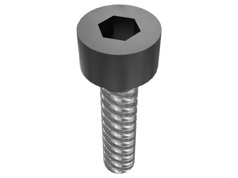150-6256: M3-0.5 x 12mm Hex Socket Head Bolt