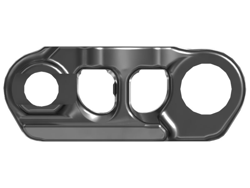 Левый конец пальца замкового звена гусеничной ленты