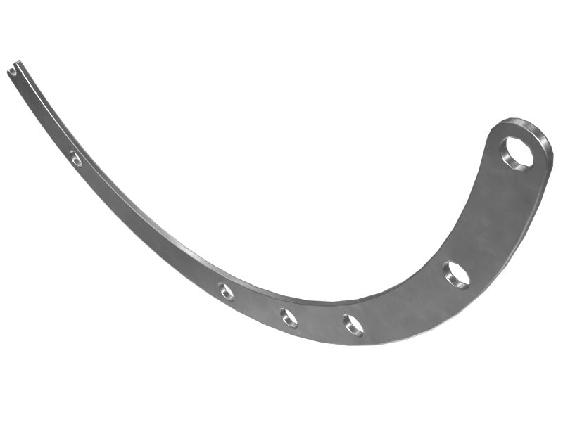 Пакет стальных прокладок толщиной 3 мм