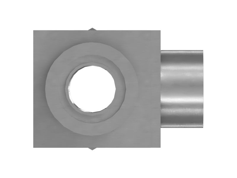 Тройниковый переходник для транспортировки жидкости с шестигранной гайкой 34,92 мм