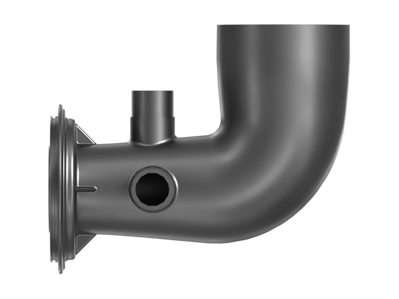 КОЛЕНЧАТЫЙ ПАТРУБОК КОМПРЕССОРА