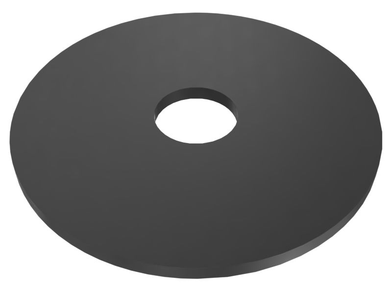 Плоская твердая шайба толщиной 3 мм