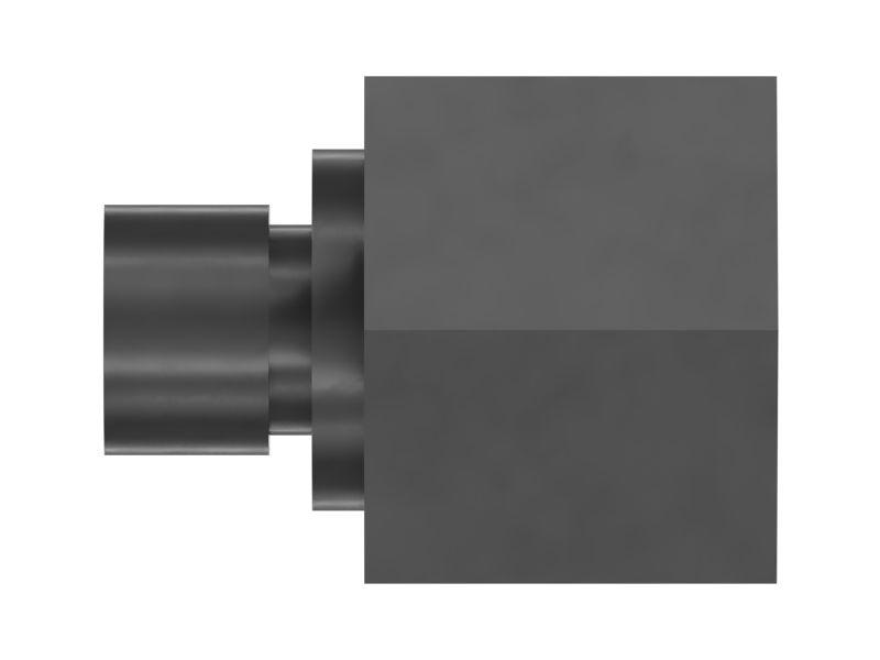 Прямой переходной патрубок с шестигранной головкой 7/16-20
