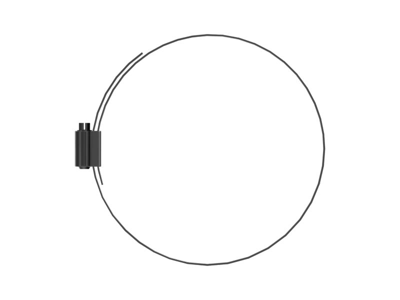 Шланговый хомут минимального с внутренним диаметром 88,90 мм