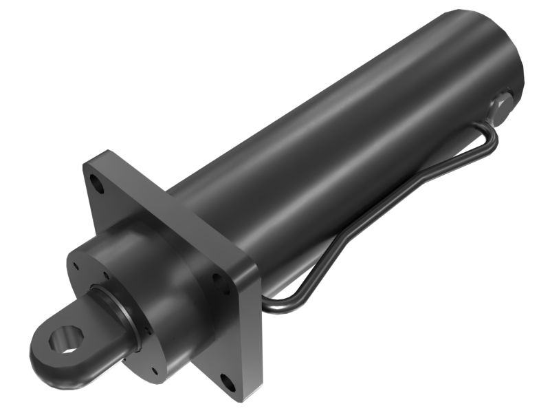 Цилиндр блокировки устройства для быстрой смены навесного оборудования