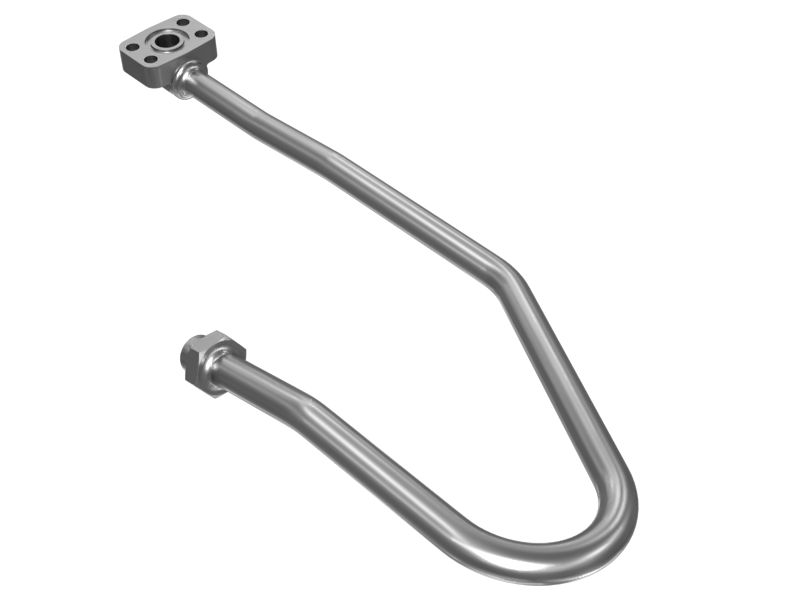 Left Hand Cap Side Boom Cylinder Lines Tube
