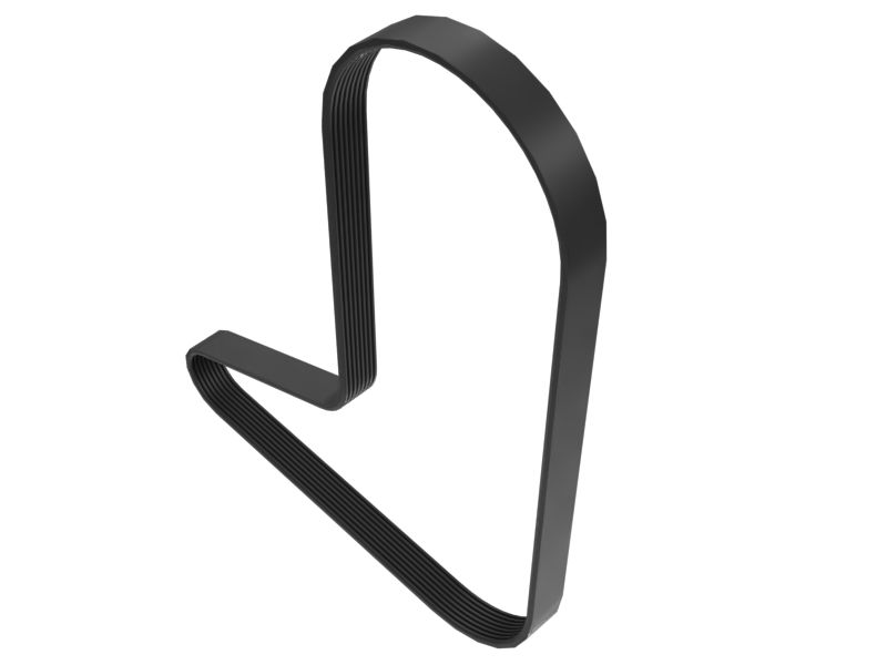 Ребристый ремень длиной 1380 мм