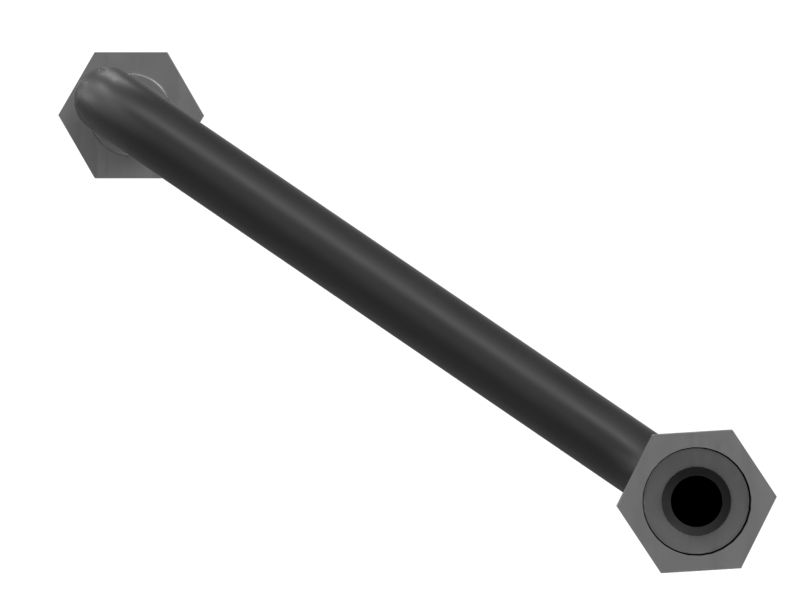 9mm Inner Diameter Hydraulic Line Tube Assembly