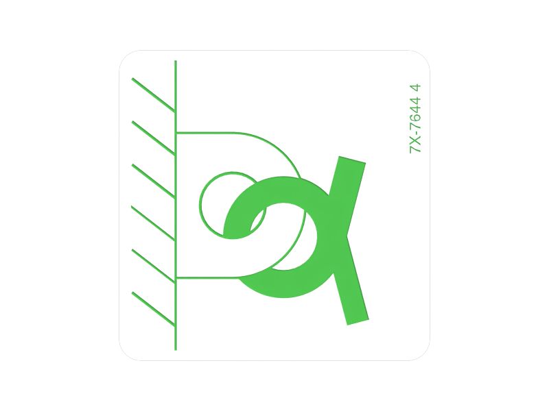 Наклейка для точек крепления среднего размера