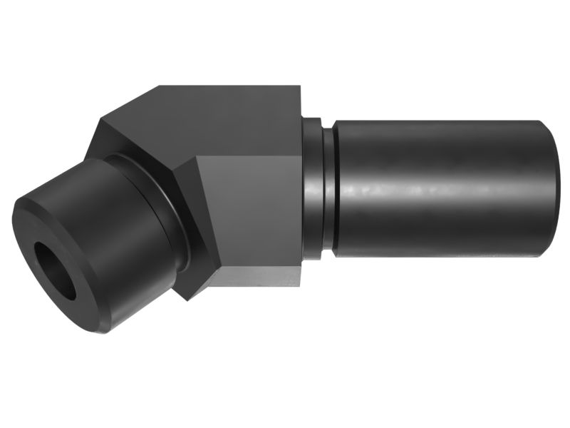 КОЛЕНЧАТЫЙ ПАТРУБОК 45 ГРАД.