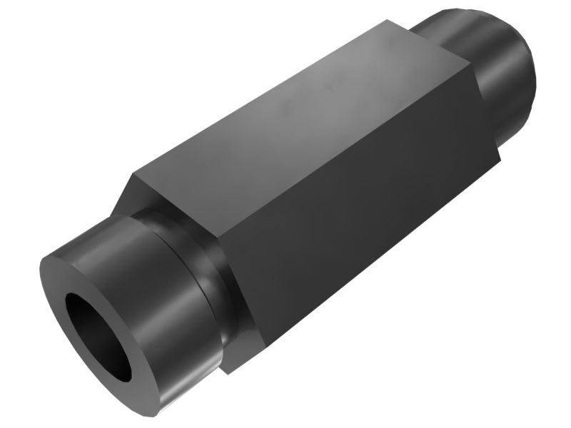 Прямой переходник длиной 77,20 мм