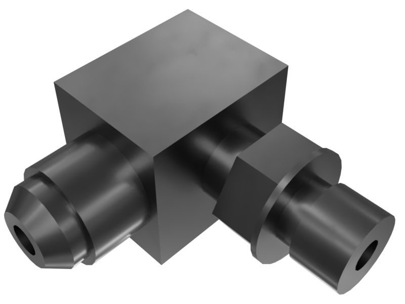 Коленчатый переходник STOR на отверстие под углом 37 градусов, 90 градусов