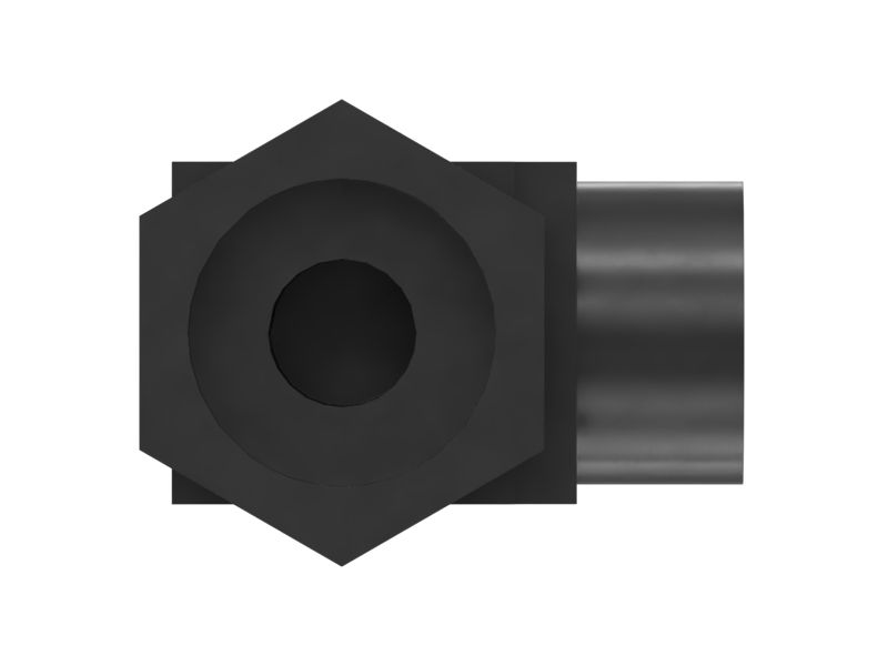 90-град. переходной коленчатый патрубок, резьба 1-14 X 1-14