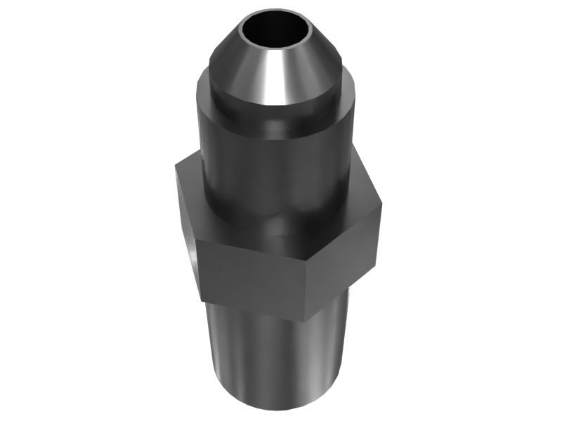 Прямой переходник жидкостной системы длиной 36,10 мм