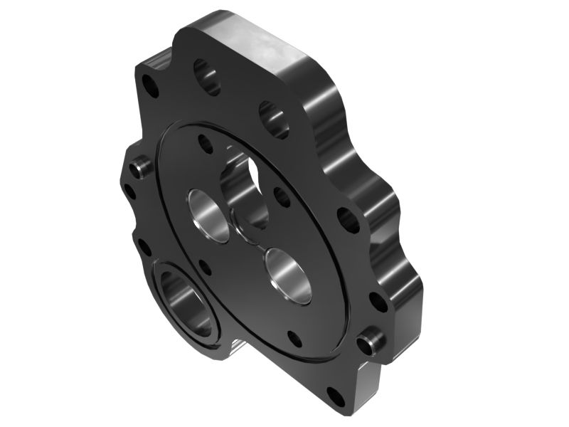 9W-9890: Transmission Oil Gear Pump Cover 9W-9890 Caterpillar