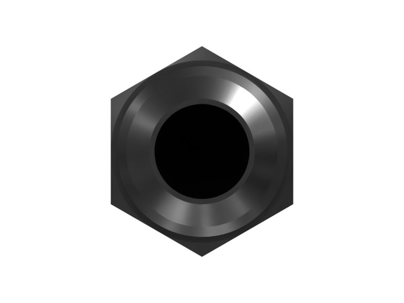 Заглушка с шестигранной торцевой головкой (резьба 7/8-14, конус 37 град.)