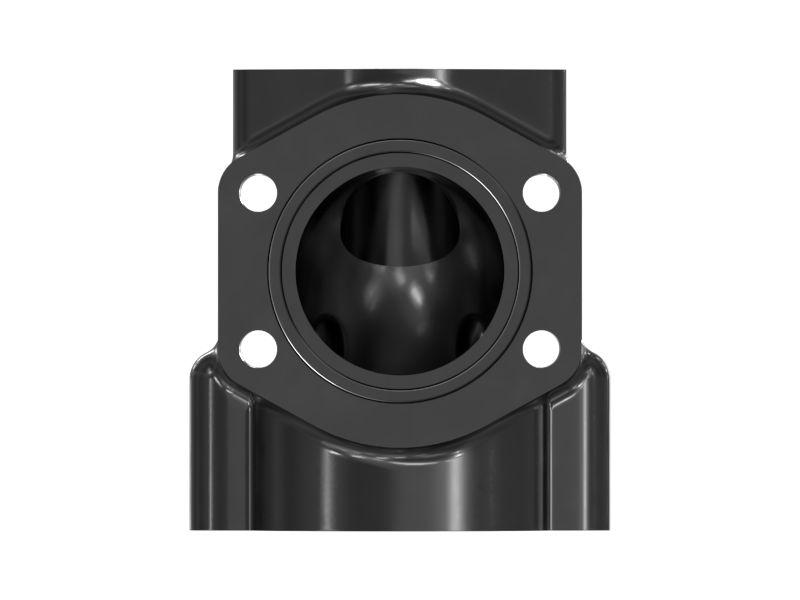 Коленчатый патрубок на впуске маслоохладителя