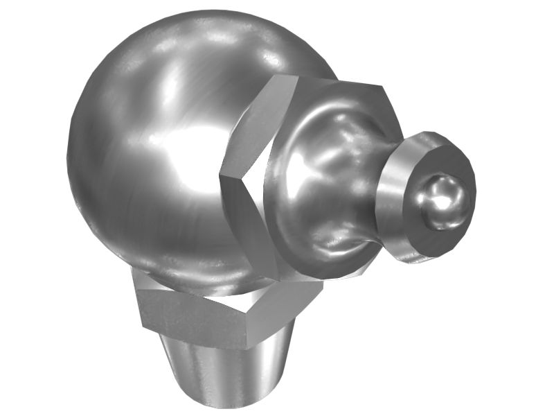 Гидравлический пресс-масленочный фитинг шестигранного размера 9,52 мм