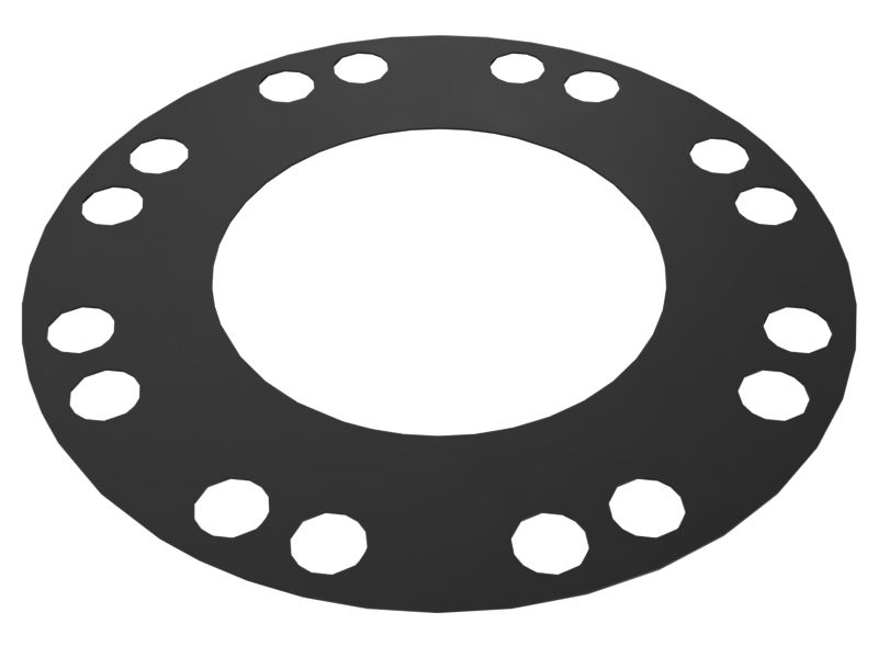 Прокладка толщиной 0,82 мм на выходе воздухопроводов