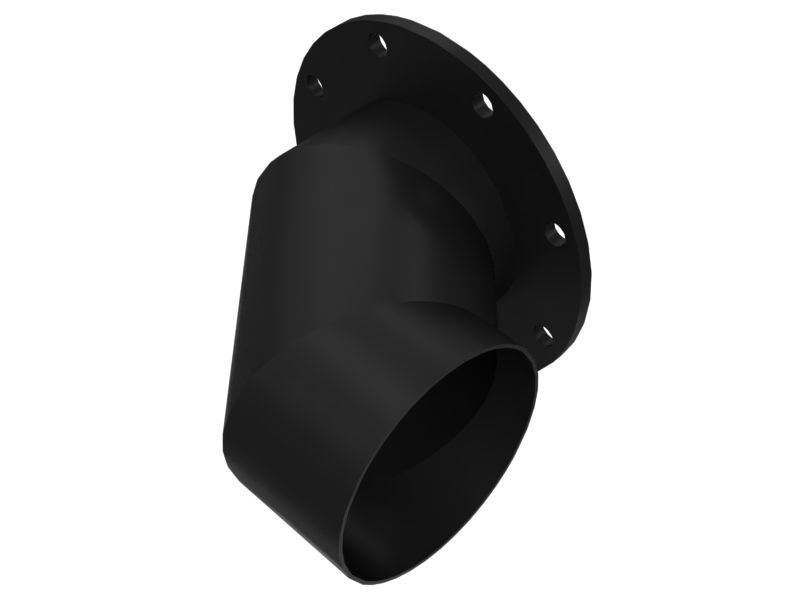 КОЛЕНЧАТЫЙ ПАТРУБОК В СБОРЕ