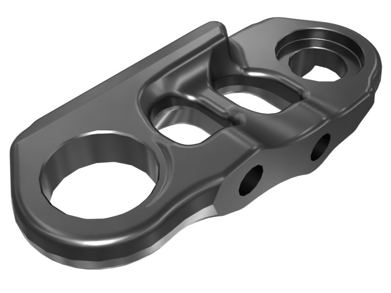 Правый палец замыкающего звена гусеницы