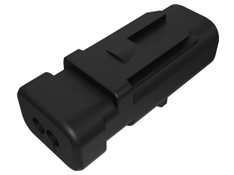 Разъемная розетка с 2 контактами