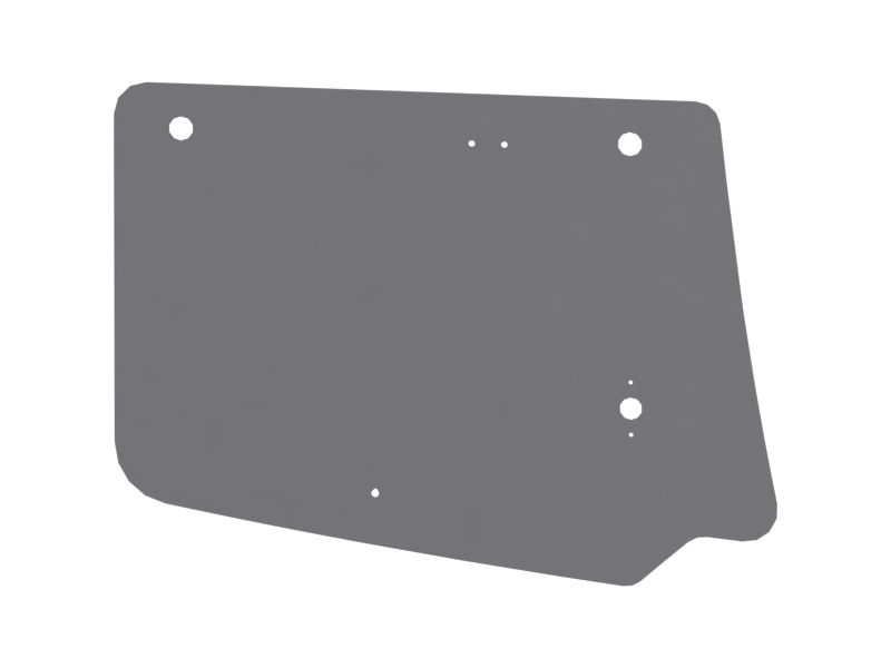 Стекло двери кабины толщиной 5 мм