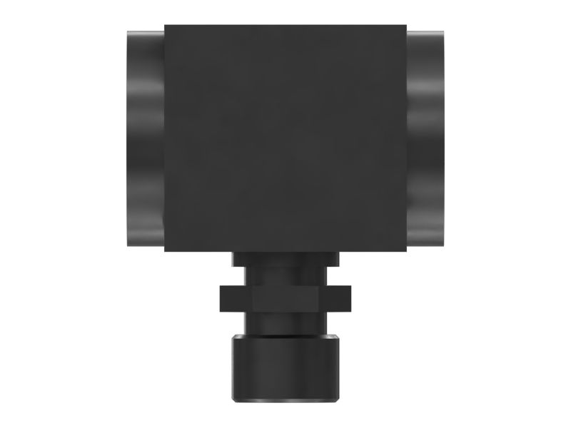 Тройниковый адаптер с цилиндрической резьбой для кольцевых уплотнений