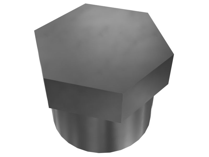 1 Заглушка с шестигранной резьбой 3/16-12