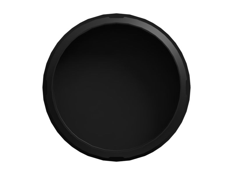 370-5555: 120mm Diameter Loader Frame Ribbed Cap | CATCorp